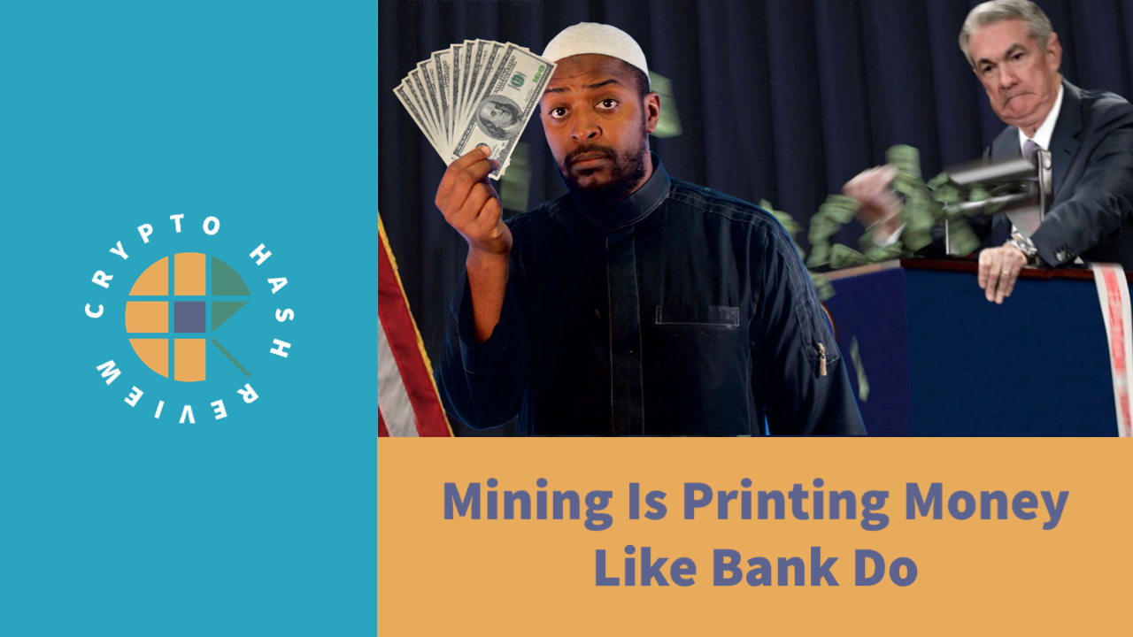 Featured image for “38 Objection 6 – Mining Is Printing Money Like Banks”
